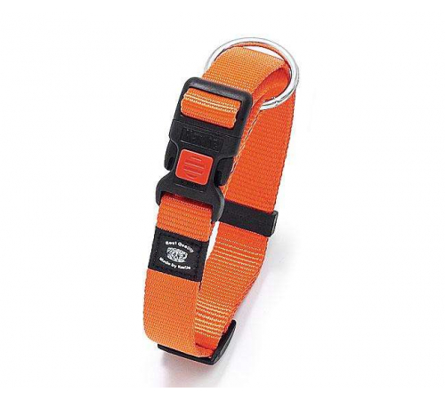 Karlie ASP Halsband verstellbar - Orange - 15 mm, 30-45 cm