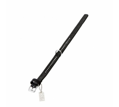 Karlie Buffalo Strass-Halsband - Schwarz 1-reihig, 24cm/10mm