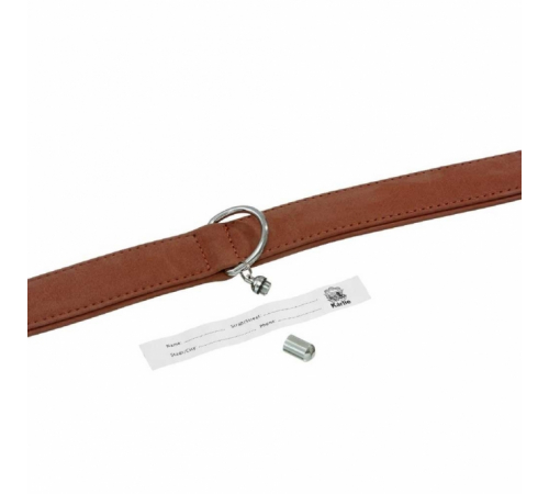 Karlie Halsband Buffalo aus Kalbsleder - Braun - 40 cm/17 mm