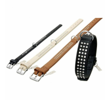 Karlie Nordic Strass Halsband - Biscuit (Hellbeige) - 40 mm / 65 cm