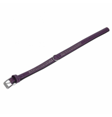 Karlie Vintage Strass Halsband - Violett - 1-reihig, 24cm/10mm