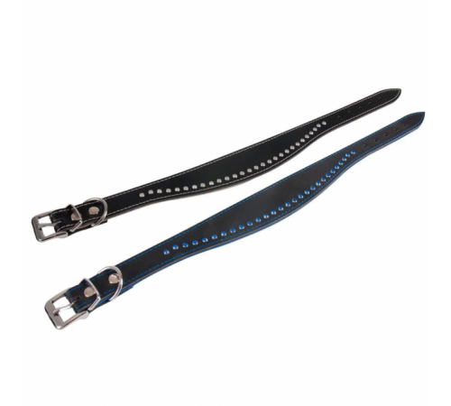 Karlie Halsband Chic - Schwarz/Grau - 50 cm / 40 mm