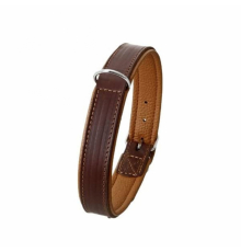 Karlie Rondo Halsband unterlegt - Braun - 20 mm / 47 cm