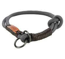 Trixie BE NORDIC Zug-Stopp-Halsband - dunkelgrau - 50 cm