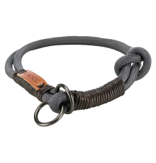 Trixie BE NORDIC Zug-Stopp-Halsband - dunkelgrau - 50 cm