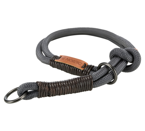 Trixie BE NORDIC Zug-Stopp-Halsband - dunkelgrau - 35 cm
