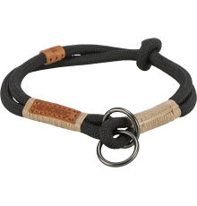 Trixie BE NORDIC Zug-Stopp-Halsband - schwarz - 30 cm