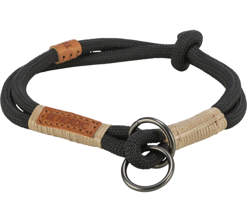 Trixie BE NORDIC Zug-Stopp-Halsband - schwarz - 50 cm