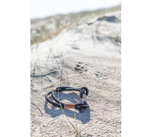 Trixie BE NORDIC Zug-Stopp-Halsband - schwarz - 50 cm