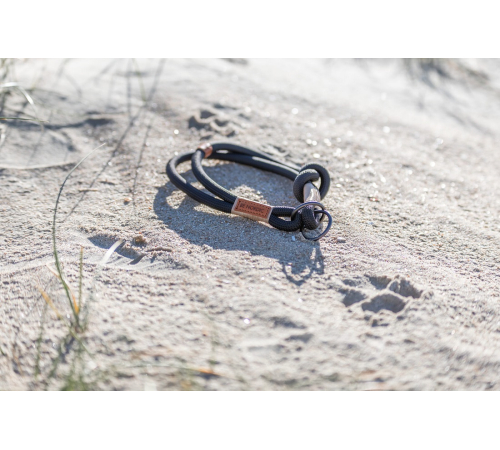 Trixie BE NORDIC Zug-Stopp-Halsband - schwarz - 50 cm
