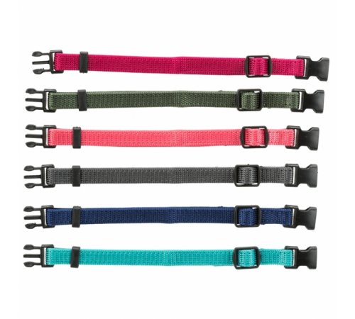 Trixie Welpenhalsbänder - 6er-Set 2 - S-M = 17-25 cm
