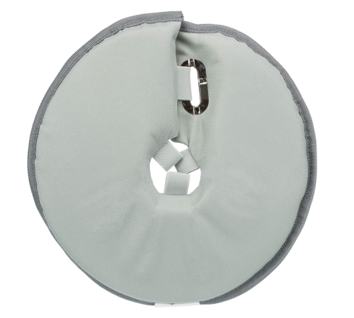 Trixie Schutzkragen - grau - M / 38-42 cm