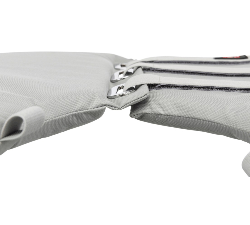 Trixie Schutzkragen - grau - M / 38-42 cm