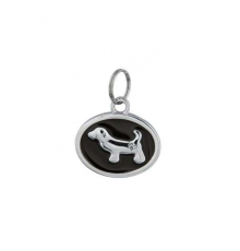 Trixie Schmuck-Adressanhänger Hund oval