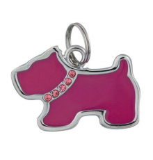Trixie Schmuck-Adressanhänger Hund mit Strass