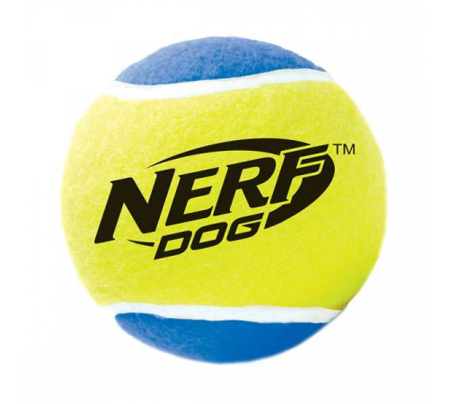 NERF DOG Tennisball mit Quietscher - M / 3er Set