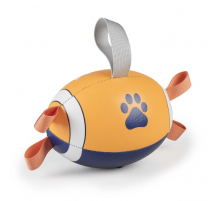 Duvoplus Rugbyball für Hunde mit Pumpe