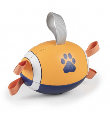 Duvoplus Rugbyball für Hunde mit Pumpe