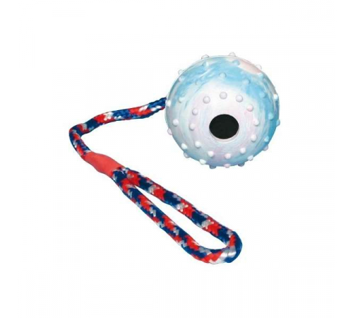 Trixie Ball am Seil, Naturgummi - ø 7 cm/30 cm