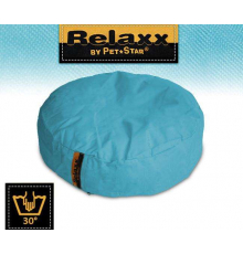 Pet-Star RELAXX Kissen - Rund, 70 cm - Hellblau