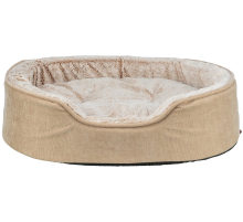 Trixie Vital Bett Lino Soft, oval - beige/creme - 110 × 92 cm