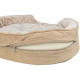 Trixie Vital Bett Lino Soft, oval - beige/creme - 110 × 92 cm
