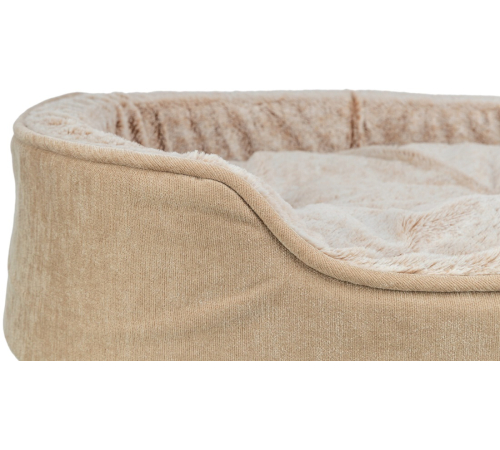 Trixie Vital Bett Lino Soft, oval - beige/creme - 110 × 92 cm