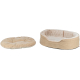 Trixie Vital Bett Lino Soft, oval - beige/creme - 110 × 92 cm