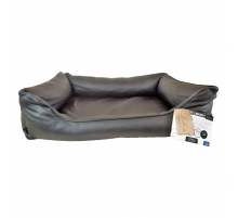Lebon Hundebett Bruno - Schwarz - 80x60cm