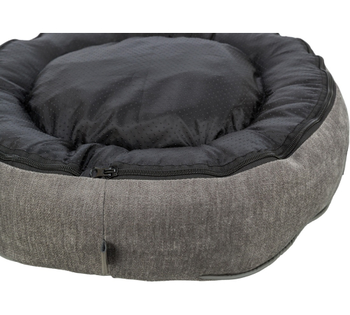 Trixie Vital Bett Lennox, rund - grau - ø 70 cm