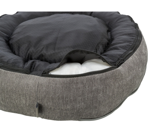 Trixie Vital Bett Lennox, rund - grau - ø 70 cm