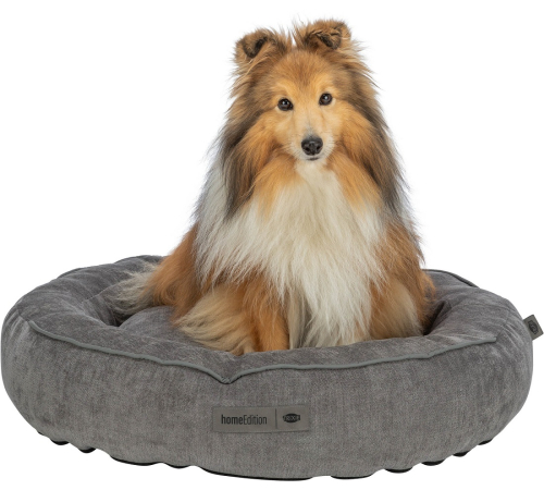 Trixie Vital Bett Lennox, rund - grau - ø 70 cm
