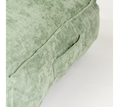 Duvoplus Kissen Velvet rechteckig - grün - 76x56x13cm