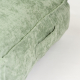 Duvoplus Kissen Velvet rechteckig - grün - 76x56x13cm