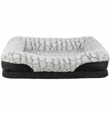 Trixie Vital Bett Lino - schwarz/grau - 110 × 75 cm