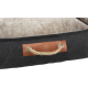 Trixie BE NORDIC Bett Föhr - schwarz/sand - 100 × 80 cm