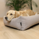D&D Hundebett Eden - taupe - M - 90x70x22cm