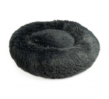 Duvoplus Donutbett Snug - dunkelgrau - L - 80x80x17cm