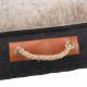 Trixie BE NORDIC Bett Föhr - schwarz/sand - 100 × 80 cm