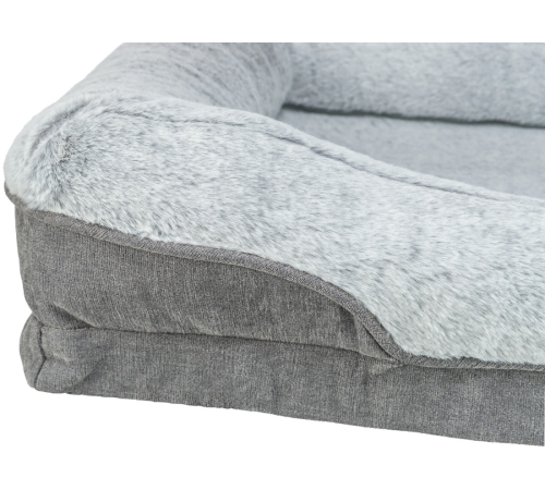 Trixie Vital Bett Lino Soft - grau/hellgrau - 110 × 75 cm