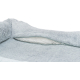 Trixie Vital Bett Lino Soft - grau/hellgrau - 110 × 75 cm