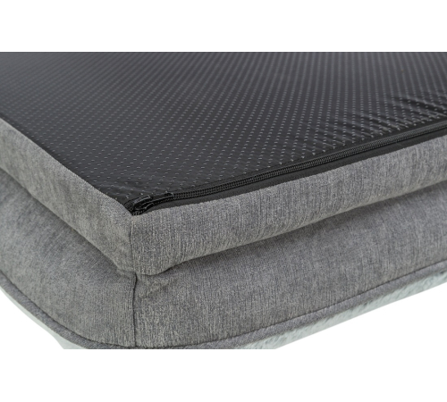 Trixie Vital Bett Lino Soft - grau/hellgrau - 110 × 75 cm