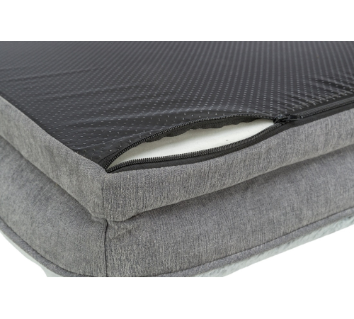 Trixie Vital Bett Lino Soft - grau/hellgrau - 110 × 75 cm