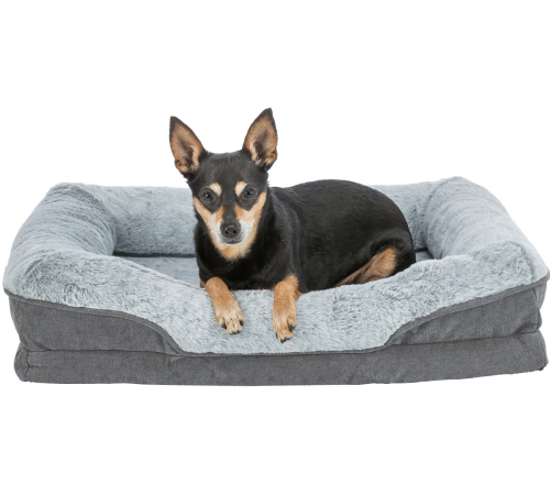 Trixie Vital Bett Lino Soft - grau/hellgrau - 110 × 75 cm
