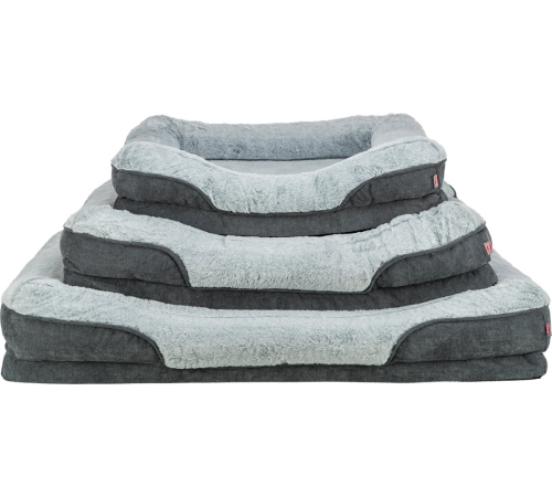 Trixie Vital Bett Lino Soft - grau/hellgrau - 110 × 75 cm