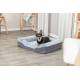 Trixie Vital Bett Lino Soft - grau/hellgrau - 110 × 75 cm