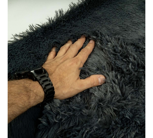 Duvoplus Liegematte Snug - dunkelgrau - XL - 107x71x7cm