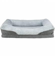 Trixie Vital Bett Lino Soft - grau/hellgrau - 70 × 55 cm