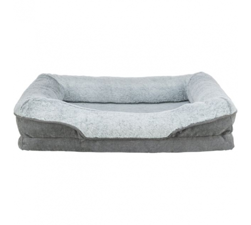 Trixie Vital Bett Lino Soft - grau/hellgrau - 70 × 55 cm