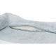 Trixie Vital Bett Lino Soft - grau/hellgrau - 70 × 55 cm